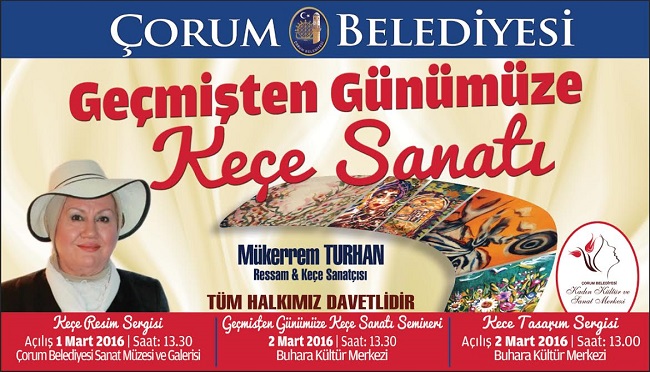 Mükerrem Turhan, Çorum’da Sergi Açacak