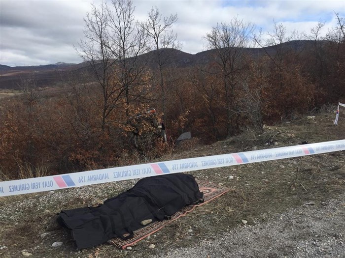 Çorum- Ortaköy Yolunda Kaza: 1 Ölü, 1 Yaralı