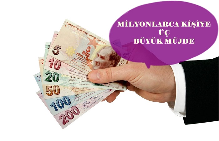 Milyonlarca Kişiye 3 Büyük Müjde