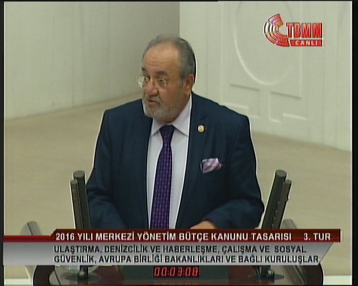 Uslu, TBMM’de Bütçe Görüşmelerinden Konuştu