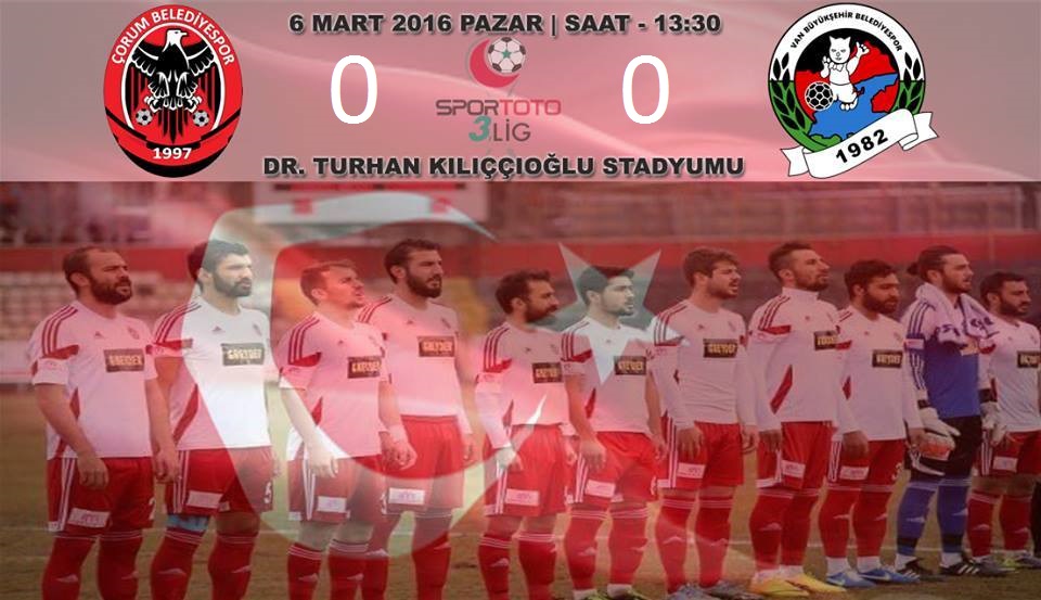 Çorum Belediyespor 0-0 Vanbüyükşehir Belediyesi
