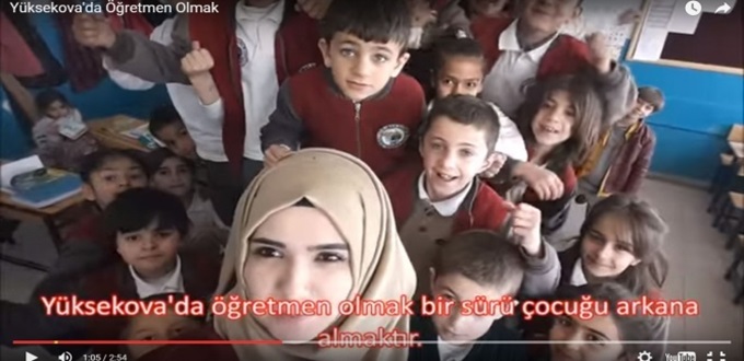 Yüksekova’da görev yapan öğretmenler