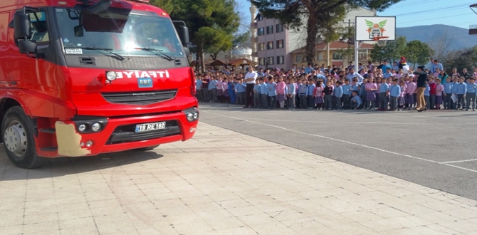 Kargı’da Yangın tatbikatı Yapıldı