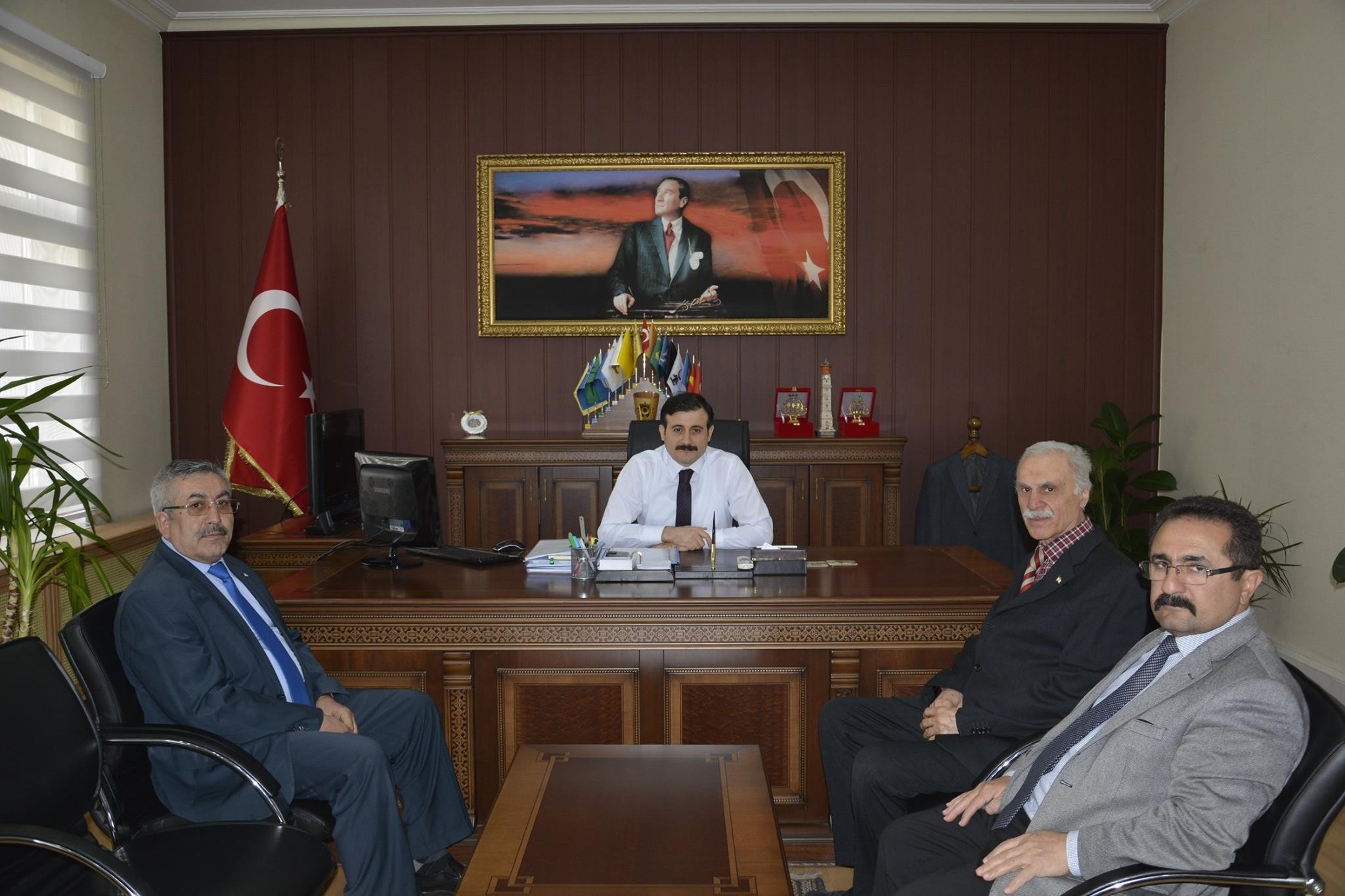 Kızılay Yeni Yönetiminden Kaymakam Gözen’e Ziyaret