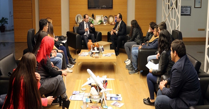 Borsa Finans Kulübü’nden Rektör’e Ziyaret