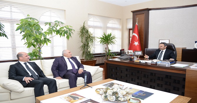 Başkan Külcü’ye Kardeş Şehirden Ziyaret