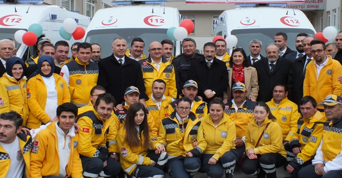 Çorum’da Ambulans Teslim Töreni Yapıldı
