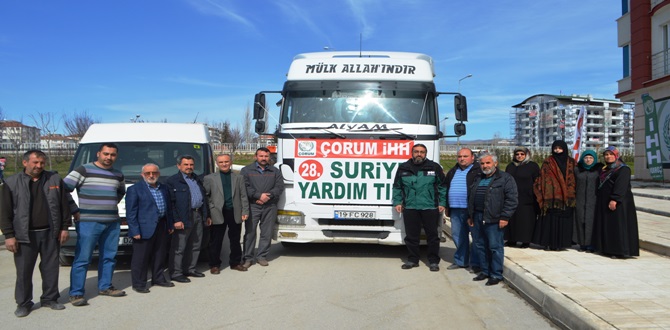 28. TIR Suriye’ye Uğurlandı