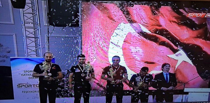 Bilardo 1.Etap Müsabakaları Yapıldı