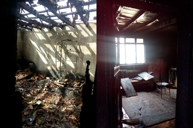 Elmapınar Köyünde Yangın!