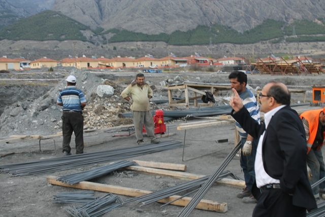 Başkan, Çalışmaları Yerinde İnceledi