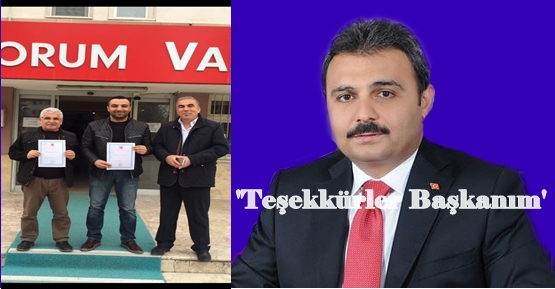 ‘Teşekkürler Başkanım’