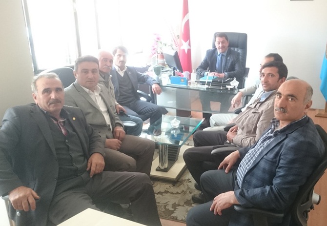 Muhtarlar Derneği’nden Şoförler Odası’na Ziyaret