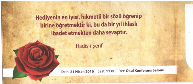 BMTA Lisesi’nden Kutlu Doğum Etkinliği