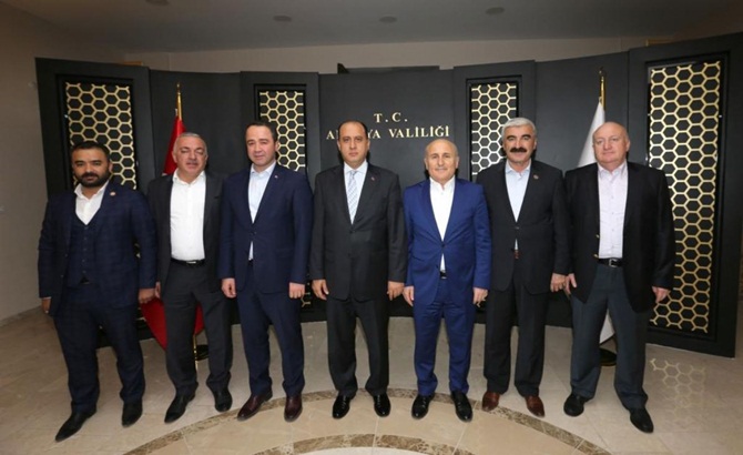 Kaya’dan Vali Çomaktekin’e Ziyaret