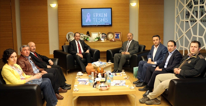 Okul Aile Birliğinden Rektöre Ziyaret