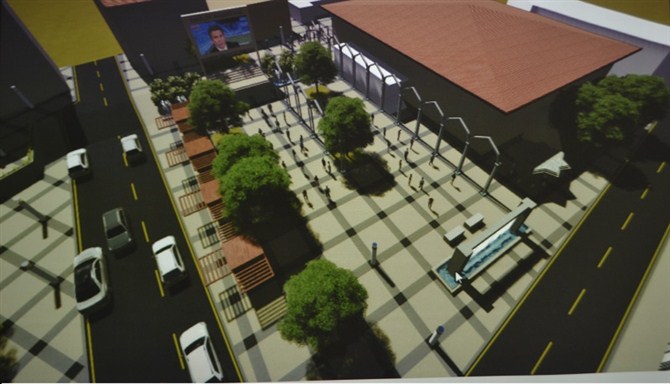 İskilip Kent Meydanı Proje Aşamasında