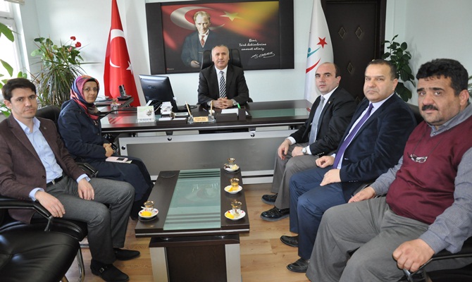 ÇÖLYAK’tan  Yücel’e Ziyaret