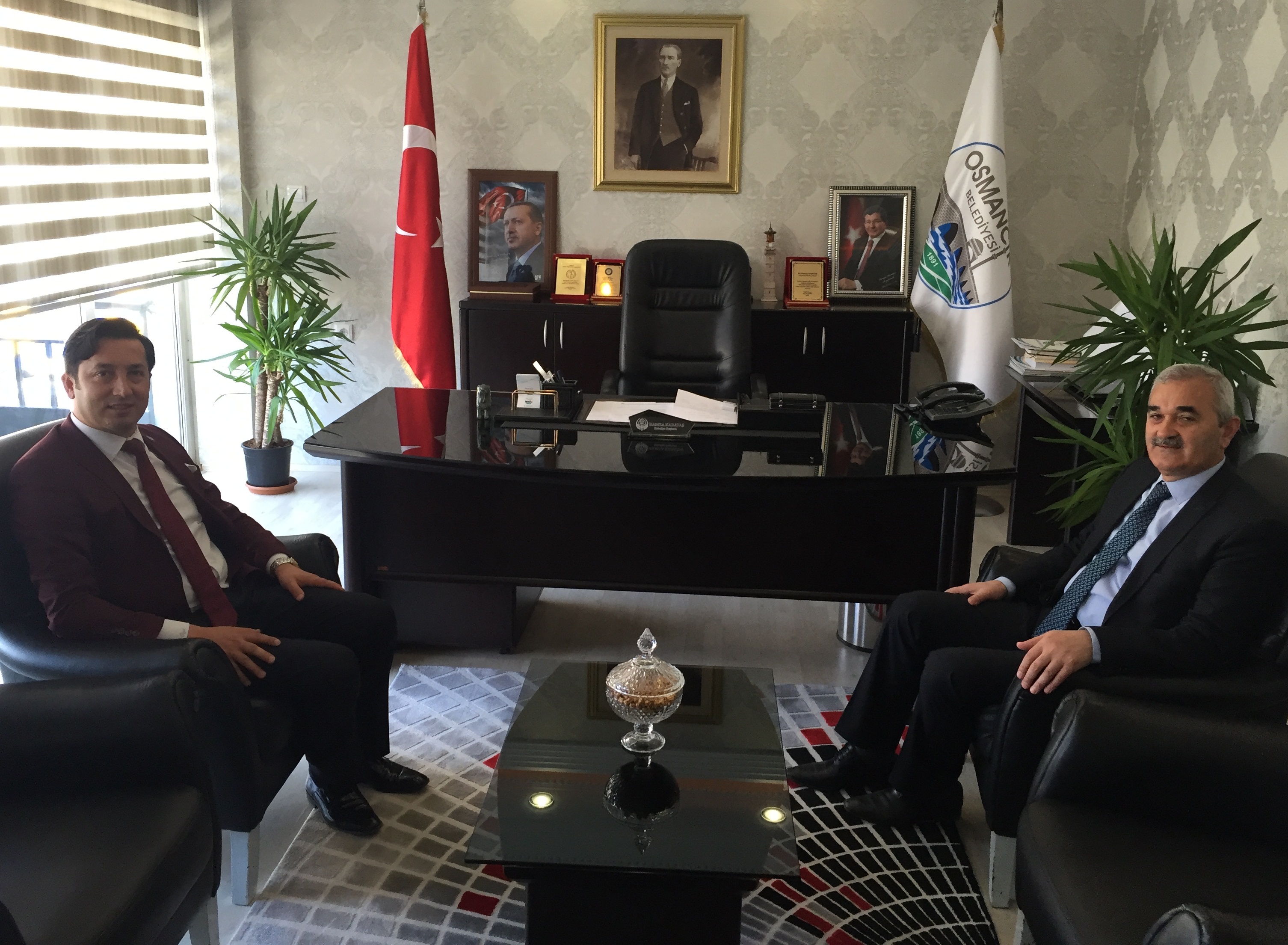 Ölçer’den, Başkan Karataş’a Ziyaret