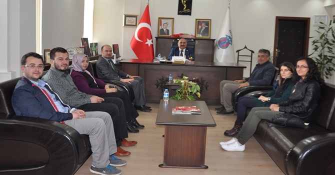 Aday Öğretmenlerden Başkan Ünlü’ye Ziyaret