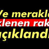 Cari Açık Açıklandı