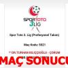 Maç Bitti: Belediyespor: 1 İskenderun: 0