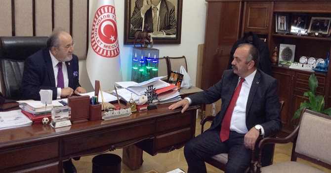 İsbir’den, Uslu’ya Teşekkür Ziyareti