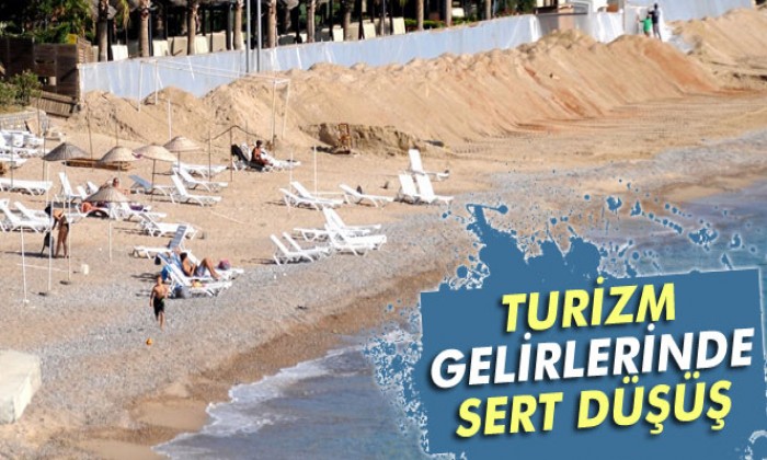 Turizm Geliri Geçen Yıla Oranla Azaldı