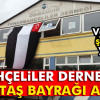 Fenerbahçeliler Derneğine Beşiktaş Bayrağı
