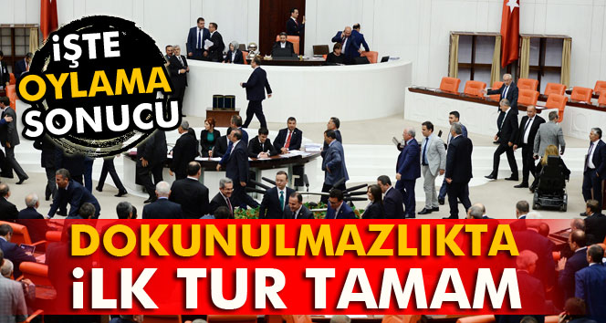Dokunulmazlıkta İlk Tur Tamam