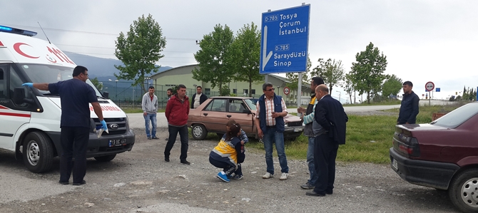 Çorum’da Trafik Kazası: 1 Yaralı
