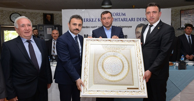 Muhtarlardan Başkan Külcü’ye Teşekkür