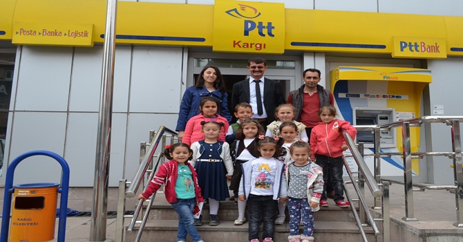 Minik Öğrencilerden PTT’ye Ziyaret