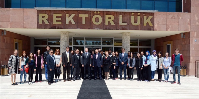 Atatürk Anadolu Lisesinden Rektöre Ziyaret