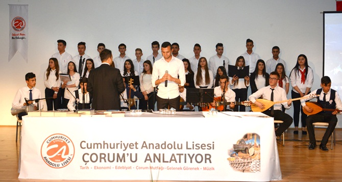 Cumhuriyet Anadolu Lisesi Çorum’u Anlattı