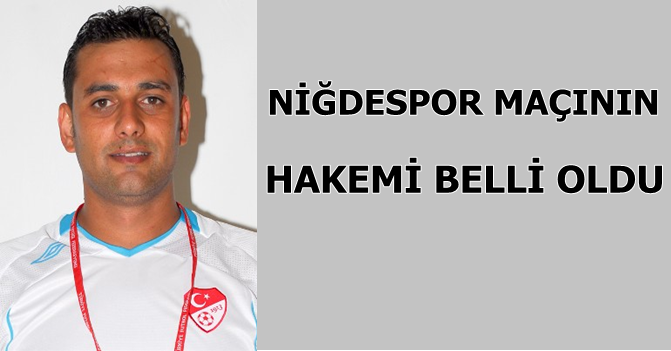 Niğde Maçının Hakemi Manisa’dan
