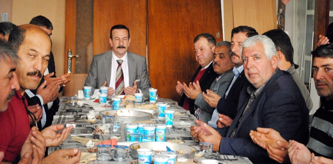 Esnaf Ahi Sofrasında Buluştu