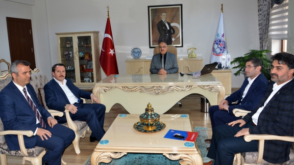 Ali Yalçın’dan, Milli Eğitim Müdürü Büyük’e Ziyaret