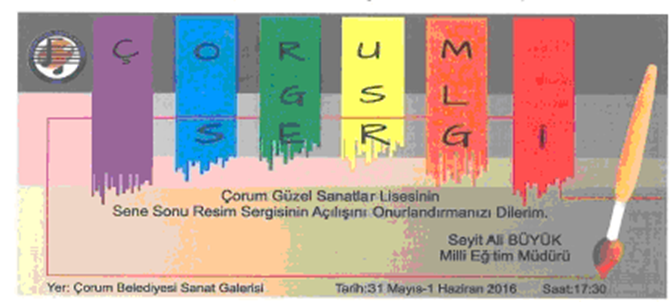 Güzel Sanatlardan Resim Sergisi