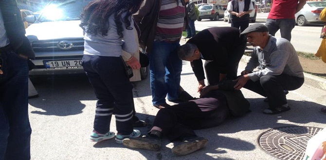 Yaşlı Adama Araba Çarpttı