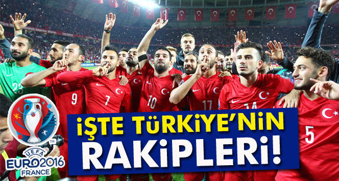 İşte Euro 2016’daki Rakiplerimiz