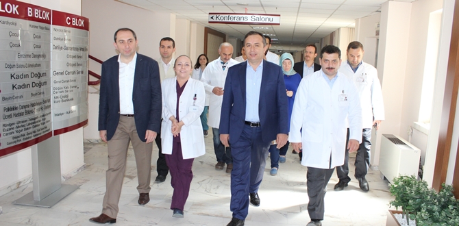 Milletvekili Ceylan’dan Hastane Ziyareti