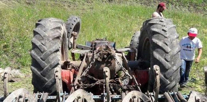 Traktörün Altında Kaldı