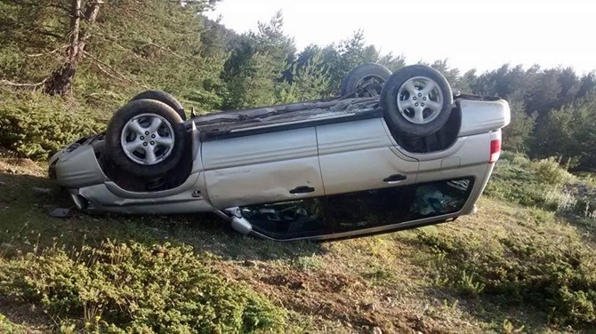 Esnaf Odası Başkanı Trafik Kazası Geçirdi