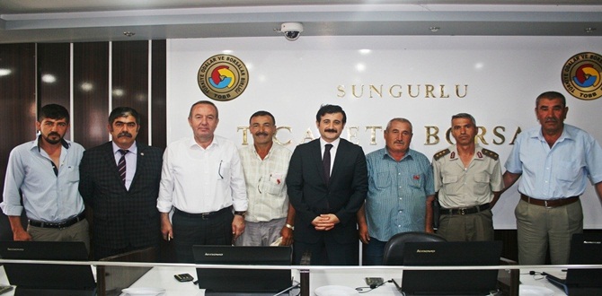 Çorum’da İlk Yılın Mahsulleri Alıcı Buldu