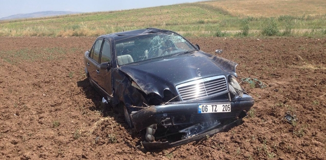 Otomobil Takla Attı: 1 Yaralı