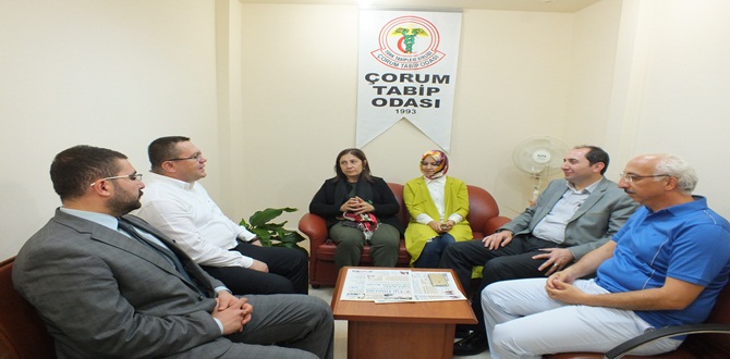 Ceritoğlu’ndan, Tabipler Odası’na Ziyaret