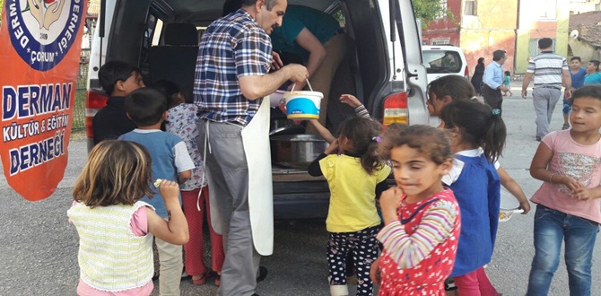 Derman-Der’den, Mobil Araçla İftar Yemeği