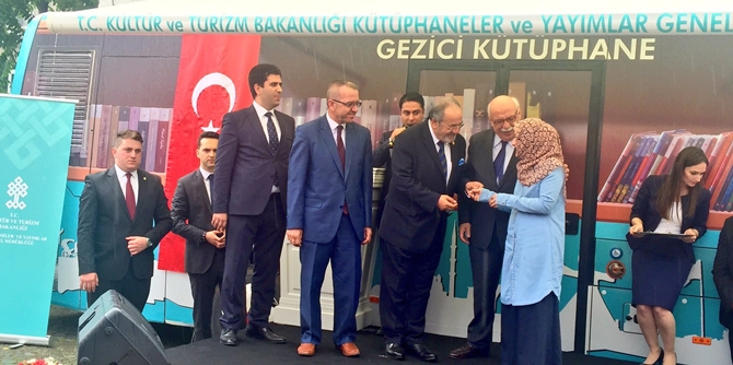 Çorum’a Gezici Kütüphane Aracı