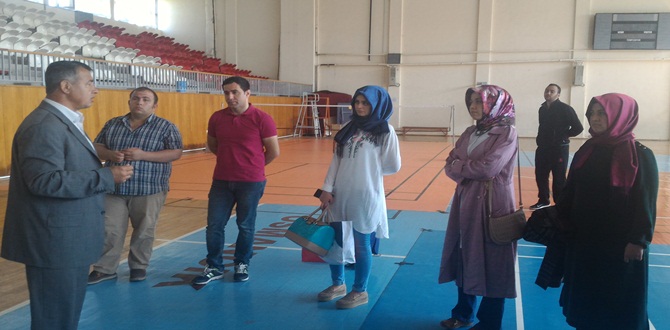 Aday Öğretmenler Spor Tesisleri Gezdi